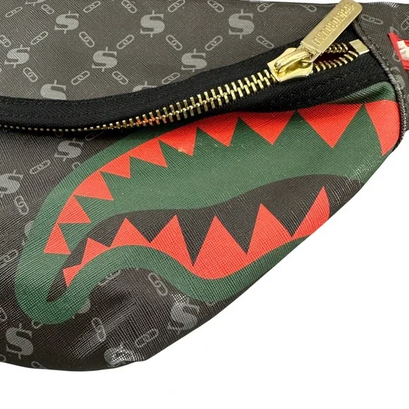 Sprayground Shark Mouth Fanny Pack Designer Belt Bag Crossbody Bag - Picture 13 of 16